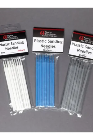 Gereduceerde Prijs Plastic Sanding Needle Wit Korrel 240 -346